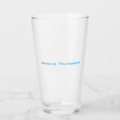 Verre Modern Elegant Plain Simple Professional Name (Devant)
