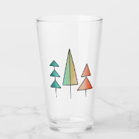 moderne arc-en-ciel arbres roses sarcelle simple m