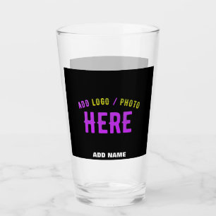 VERRE MODERNE ET MODERNE PERSONNALISABLE NOIR VÉRIFIÉ