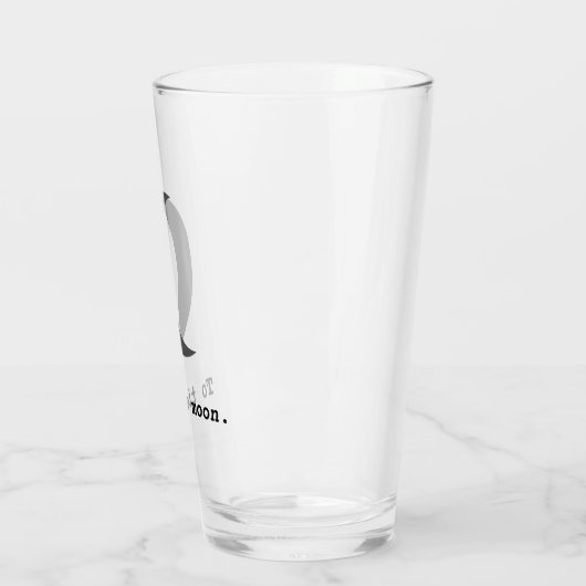 Verre Moderne simple à la citation de la lune (Gauche)