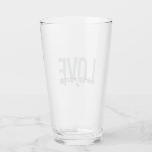 Verre Moderne, simple, cool, design urbain Amour New Jer (Dos)