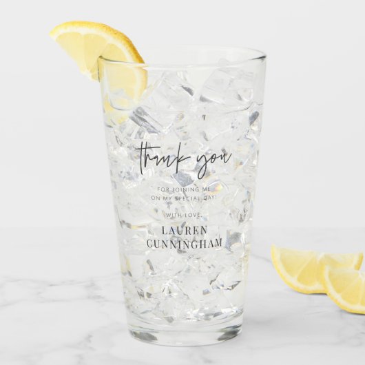 Verre Moderne Simple minimaliste Merci chic (Devant glace)