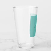 Verre Moderne tendance Élégant Bleu Simple Blanc (Droite)