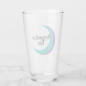 Verre Moitié-lune colorée personnalisable (Dos)