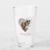 Verre Mom Custom Name & Photo | Personalized Glass Cup (Devant)