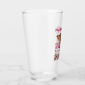 Verre Mon coeur appartient à un Dachshund (Droite)