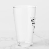 Verre Mon groupe sanguin est IPA+ drôle | Ajouter Votre  (Droite)