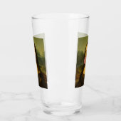 Verre Mona Lisa soufflant de bulle rose (Gauche)