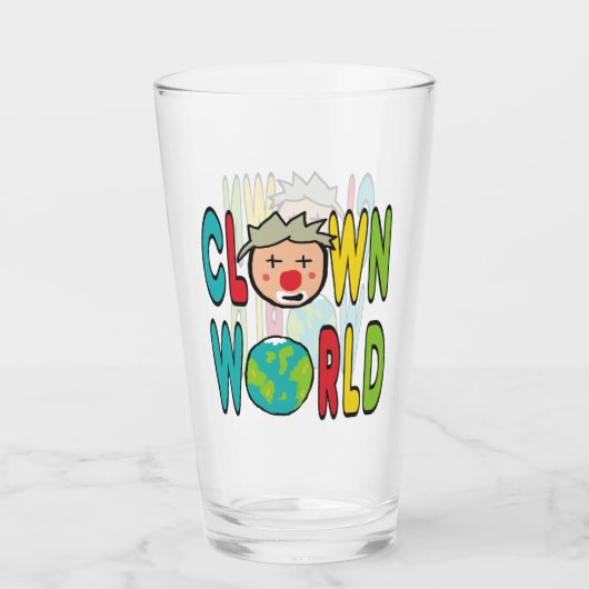 Verre Monde des clowns (Devant)