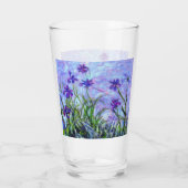 Verre Monet Lilac Irises (Dos)