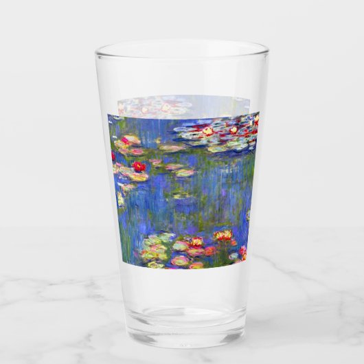 Verre Monet Water Lilies  (Devant)
