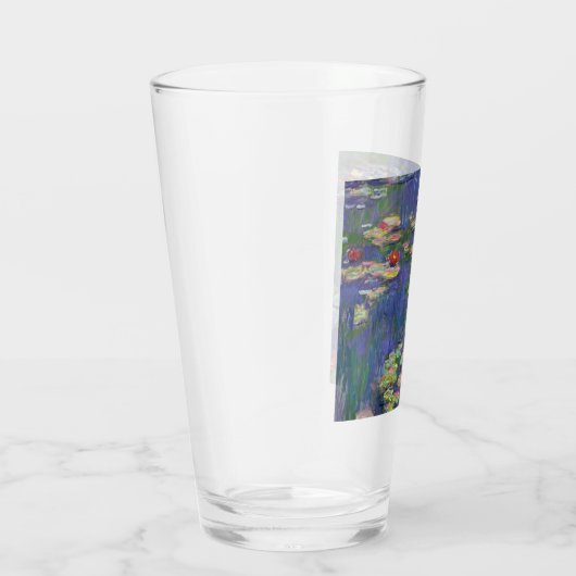 Verre Monet Water Lilies Chef-d'oeuvre Peinture (Droite)