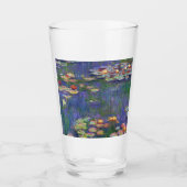 Verre Monet Water Lilies Chef-d'oeuvre Peinture (Devant)