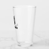 Verre Monogram Name Simple Beer (Gauche)