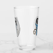 Verre Monogramme à pâte noire (Droite)