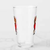 Verre Monogramme Beagle souriant (Droite)