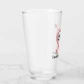 Verre Monogramme Coeur Et Flèche (Droite)