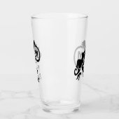 Verre Monogramme de grenouille tribale Wick (Gauche)