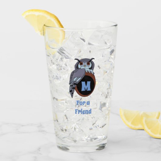 Verre Monogramme de la goutte d'effroi (Devant glace)