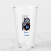 Verre Monogramme de la goutte d'effroi (Devant)