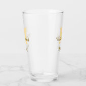 Verre Monogramme de l'équipe de la mariée simple shower (Droite)