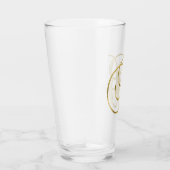 Verre Monogramme d'or B (Droite)