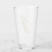 Verre Monogramme d'or I (Dos)