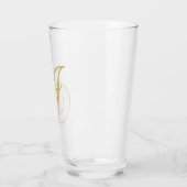 Verre Monogramme d'or I (Gauche)