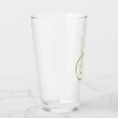 Verre Monogramme d'or I (Droite)