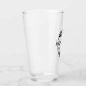 Verre Monogramme Mariage de branche en gras (Droite)