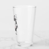 Verre Monogramme Mariage de Bridesmaid (Gauche)