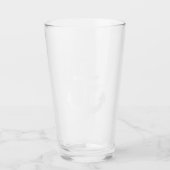 Verre Monogramme nautique d'Ancre (Devant)
