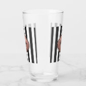 Verre Monogramme noir et blanc (Droite)