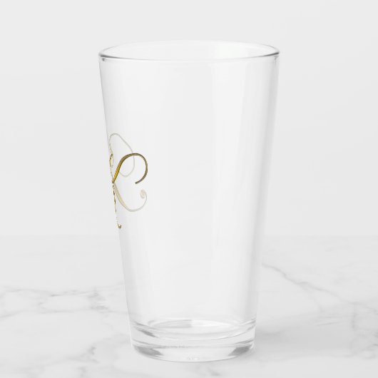 Verre Monogramme or K (Gauche)