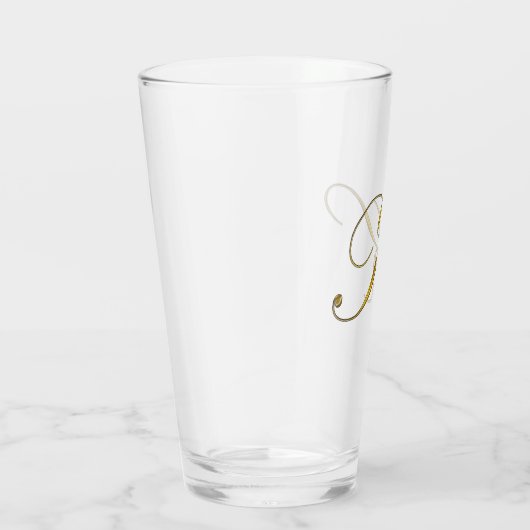 Verre Monogramme or K (Droite)