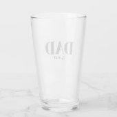 Verre Monogramme Papa Est Moderne Simple (Dos)