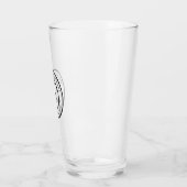 Verre Monogramme promotionnel fait sur commande (Gauche)