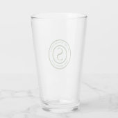 Verre Monogramme promotionnel fait sur commande Forest (Dos)