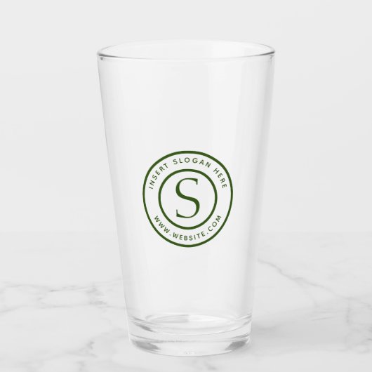 Verre Monogramme promotionnel fait sur commande Forest (Devant)