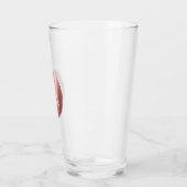 Verre Monogramme rose (Gauche)