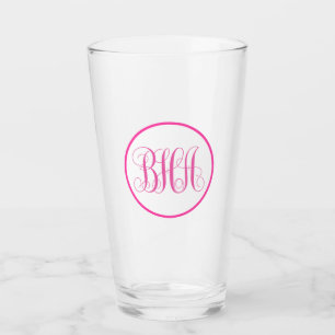 Verre Monogramme rose
