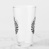 Verre Monogramme royal noir de la couronne | de (Gauche)