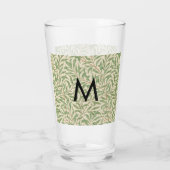 Verre Monogramme William Morris Willow Bough Modérée (Dos)
