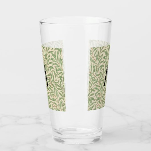 Verre Monogramme William Morris Willow Bough Modérée (Gauche)