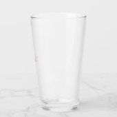 Verre Monogrammes et noms de script Gold & Grey (Gauche)