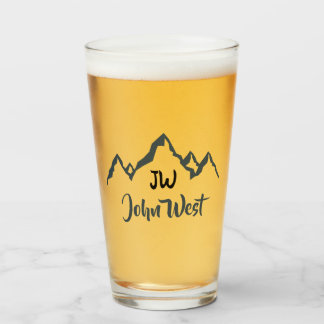 Verre Monographie personnalisée de la chaîne de montagne