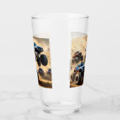 Verre Monster Trucks Courant Dans Le Désert, (Gauche)