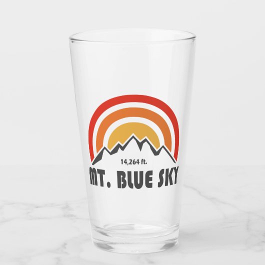 Verre Mont Blue Sky Colorado (Devant)