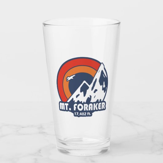 Verre Mont Foraker Alaska Sun Eagle (Devant)