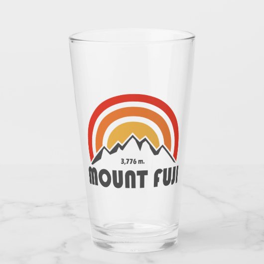 Verre Mont Fuji Japon (Devant)